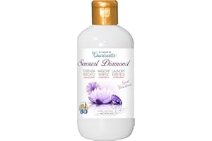 Charlinette Parfum de Linge hygiénisant ultra Concentrée avec Microcapsules de Longue Durée Désodorisant Lessive Professionnel Senteur persistant avec Huile Essentielle de Fleur de Lotus 50 Lavages