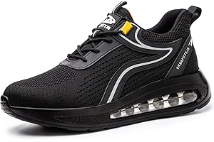 OBQCARE Scarpe Antinfortunistica Scarpe da Lavoro Scarpe Antinfortunistiche Leggere Uomo Scarpe da Lavoro Scarpe Sportive Leggere Antiscivolo Scarpe da Trekking