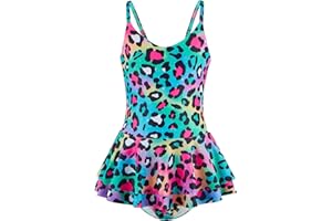 DivingBirds Girls Swimming Costume Me Kids Swimsuit One Piece Swimming Suit for Girls Adjustable Bathing Suits Age 4-9 Years