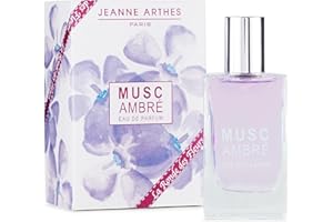 JEANNE ARTHES - Perfumy damskie La Ronde des Fleurs - Piżmo Ambré - Woda perfumowana - Butelka z rozpylaczem 30 ml - Wyprodukowano we Francji À Grasse