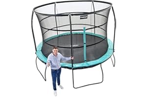 STARFLEX Pro Trampoline Exterieur Enfant - 3 Tailles –Technologies Brevetées -100% Sécurité Maximale, Montage Rapide, Design Concave- Pieds Stables -Trampoline Pas Cher