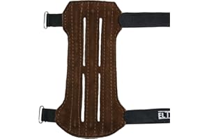 eltoro tradicional Protección Brazo Corto de piel – ante claro