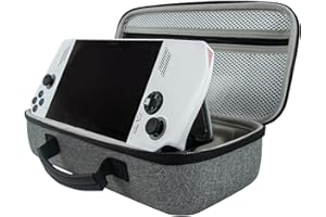 Baomaeyea EVA Hard Handheld Case for ROG Ally & its Accessories, Trave Carrying Case Compatible with Rog Ally, Handheld Game Console Protective Case (Grey)