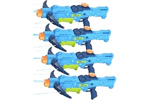ANCESFUN Pistolet a Eau Puissant pour Enfants, 4 PCS XXL Super Water Soaker Gun tir Jouets, Fusils à Eau Longue Portée L'été Jardin Grand Champ de 8-10 MeterJeux pour Garçons et Filles Adulte