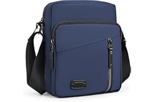 Lanvixo Umhängetasche Schultertasche Herren Herrentasche Messenger Bag mit Multi Tasche Wasserdichte Handytasche Shulder Bag für Tägliches Leben, Business Arbeit, Reise