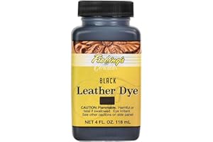 Leathercrafter Europe - FIEBING'S LEATHER DYE 4 OZ (118 ml) TUTTE LE COLORI (USMC BLACK)