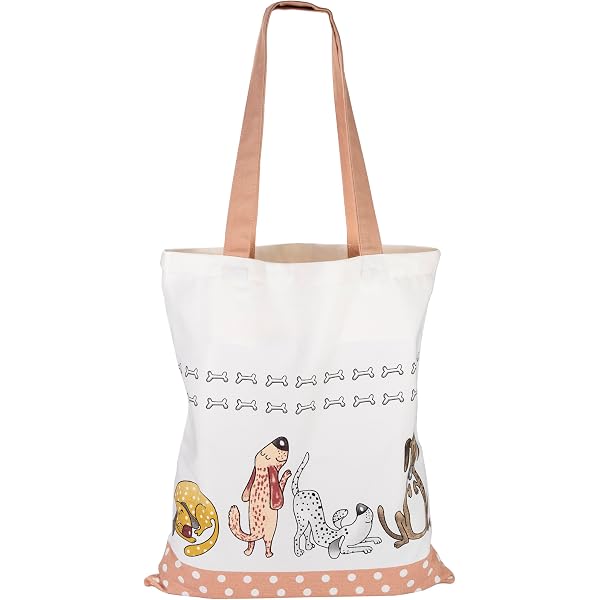 Tote Bag Sac Courses écologique en Tissu ré-utilisable 100% Coton Chien Tote Bag Sac Tissu Chat Noir
