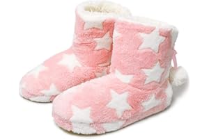 AONEGOLD Damskie botki kapcie zimowe domowe ciepłe pluszowe kapcie przytulne pianka z pamięcią kształtu antypoślizgowe domowe kapcie buty