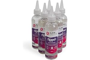 Slime Creator Magic Activator Solution - 180ml Bottles - Safe & Non-Toxic, Ideal for Slime Kits, Kids Crafts, and DIY Projects (Pack of 6, 1000, ml)