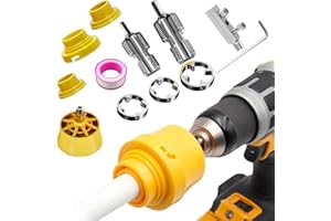 MUMISUTO Juego de Herramientas Para Roscar Tubos, Kit de Grifo de Rosca de Tubería de PVC de 1/2, 3/4 y 1 Pulgada, Dispositivo Para Roscar Tuberías
