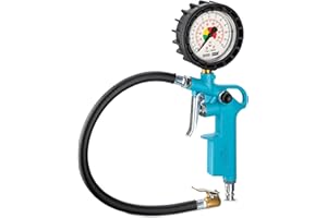 Hazet 9041-1 Strumento Per Controllo Pressione Pneumatici, Argento