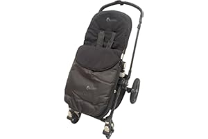 FOR YOUR LITTLE ONE Fußsack/COSY TOES kompatibel mit Quinny Buzz/Zapp/Zapp XTRA/Moodd schwarz