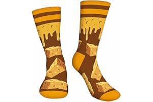 AGRIMONY Chaussettes Aliments Animaux Humour Homme Ado Garçon Femme -Animaux Fantaisie Rigolotes Humoristiques Droles Originales Personnalisé