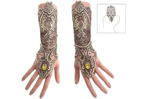 iwobi Guantes de Encaje sin Dedos guante largo de encaje Guantes de Flor de Longitud de Muñeca guantes mujer steampunk conjunto Chicas Fiesta de Bodas Noche de Baile
