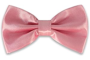 AUSUAYA DE-MBT3 Nœud papillon classique uni pour homme, smoking, costume et chemise, nœud papillon pour garçon