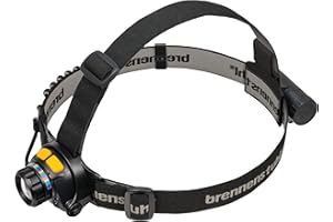 Brennenstuhl LuxPremium latarka czołowa CRI SL 350 AFT/czołówka z czujnikiem (latarka czołowa led z możliwością wyboru koloru światła idealny dla detailerów, malarzy i lakierników, IP44, 350lm), 1177320