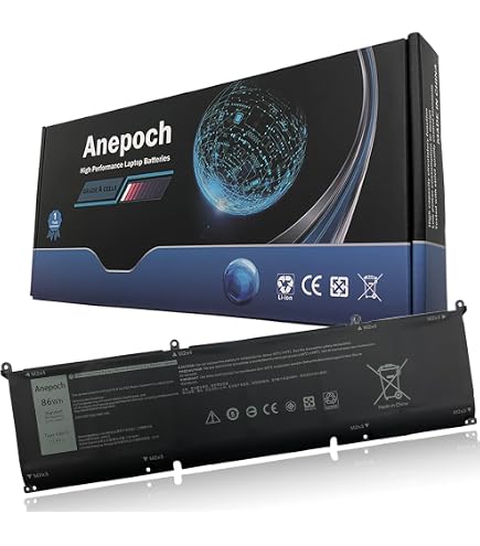 Batterie Remplacement 8FCTC 56Wh Pour PC Portable Dell G15, XPS 15, Alienware M15/M17, Precision - Li-ion 11.4V
