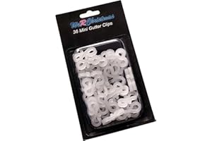 WeRChristmas Mini Gutter Hooks, White, Pack of 36, 4 cm