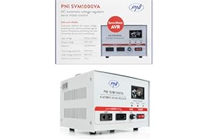 Stabilizator napięcia PNI SVM1000VA z serwatorem, 800 W, 3,6 A, wyjście 230 V