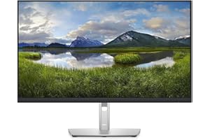 Dell P2722H 27" Full HD (1920x1080) Monitor, 60Hz, IPS, 5ms, 99% sRGB, DisplayPort, HDMI, VGA, 5x USB, Negro