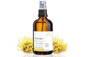 B.O.T COSMETIC & WELLNESS Eau d'Hamamélis BIO Tonique Astringent 500 ml Witch Hazel Nettoyant et Réducteur de Pores Peau Grasse et Sensible Élimine les Imperfections