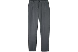 LOLANTA Pantalones Escolares Niño, Pantalones de Vestir Infantiles, Pantalon Pinzas Niño, Pantalón de Uniforme con Cintura Ajustable 3-13 Años