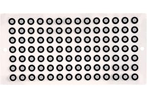 FUKAISU 588pz Punti di Scansione 3D, Diametro Interno 3mm Diametro Esterno 6mm Marcatori Adesivi ad Alta Precisione e Target a Riflessione Diffusa per Scanner 3D Tracciamento Ottico e Reverse Engineering