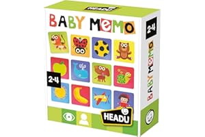 Headu Baby Memo Il Mio Primo Gioco Di Memoria Mu23905 Gioco Educativo Per Bambini 2-4 Anni Made In Italy