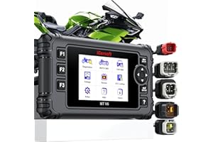 Motorrad Diagnosegerät für Kawasaki, iCarsoft MT V6 Motorrad Alle System Scan Werkzeuge mit Alle Aktuationstests, Sonderfunktionen, Batterietest, Lesen/Löschen von Fehlercodes