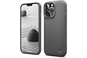 elago Pebble Etui kompatybilne z iPhone'em 13 Pro (15.5 cm), specjalna powierzchnia pokryta żwirkiem, wysokiej jakości TPU, ergonomiczny zaokrąglony kształt, zwiększona ochrona aparatu, odporne na