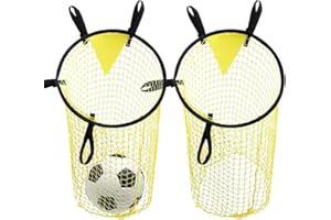 Vmxlso 2 Stück Fußballtor Zielnetz, 45 x 57cm Fussball Tor Net, Top Bins Fussballtore für Schießgenauigkeit Verbesserung, Fussball Ziel Einfache Montage,fussball Trainingszubehör für Kinder,Erwachsene