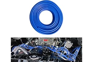 DHWEKU Manguera de Silicona Manguera de Silicona de para Automóvil Tubo de Vacío de Silicona 3 Metros Tubo de Silicona Universal Azul para Todos los Accesorios de Aire,vacío o Entrada Salida,Azul 3mm