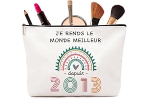 GIFTGEM Cadeau Fille 12 Ans - Cadeau Ado Fille 2013 Trousse à Crayons, Trousse Maquillage, Nièce et Sœur