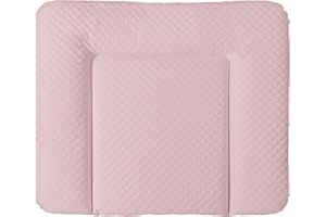 Ceba Baby® Wickelauflage - weiche Wickelunterlage - Baby Wickeltischauflage - 85x72 cm - Abwaschbar - OEKO-TEX® Standard 100 - Made in EU - Pink - 85 x 72 cm