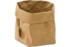 B&P Italia Sacchetto Portapane in Fibra di Cellulosa, Avana, 12 cm