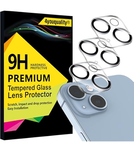 4youquality 4-in-1 Screen Protector For IPhone 13 Pro 2-Pack