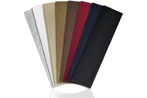 IBOPUXIU Diadema Mujer Hombre, Gimnasio y Correr - Cinta Pelo Deporte Antideslizante Absorbe Sudor, Material Suave Transpirable, 8 Colores