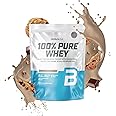 BioTechUSA 100% Pure Whey | Protein Powder with BCAA and Glutamine | Gluten-Free, Palm Oil Free | 21g Protein per Serving, 1 kg, Cookies & Cream