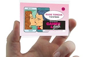 Hannah's Games RUDE TONGUE TWISTERS Drinking Game or rude Hen Party Game for Team Bride or adult party games fun