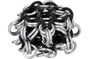 ‎JUGGLE PRO Juggle Pro Footbag Chainmail Stil Aluminium WAKIZASHI. Metall und Gummiringe. Perfekte Kombination aus Pop und Stall
