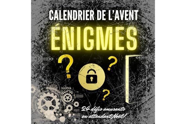 Calendrier de l’Avent Énigmes: Livre Jeux pour adultes avec 24 énigmes logiques amusantes à résoudre en attendant Noël