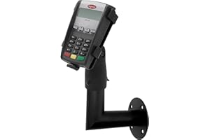 POS VALLEY Supporto Ergonomico per Terminale di Pagamento POS da Muro Ingenico iPP200/220 - Stand POS Bancomat con Maniglia, Rotazione 180° e Inclinazione 45°, Installazione a Parete