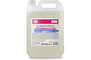 Hostelpak | 5 l | Oxígeno activo líquido Uso doméstico | Blanqueante de ropa | oxigeno activo limpieza