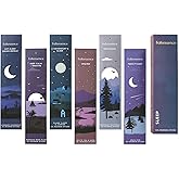 Folkulture Incense Sticks - Set of 6 (120 Insense Sticks) - Rosemary, Pathcouli, Lavender, Sage Incense Sticks Variety Pack -