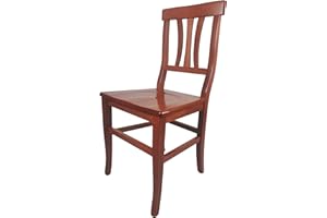 SEDAM SRL Sedia Arte Povera, Qualità TOP, diverse sedute e colorazioni, ORDINE MINIMO 2 PEZZI (Ciliegio, Seduta Massello)