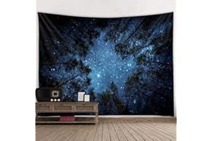 kiss me Psychedelic Constellation Galaxy Universe, Fabric Wall Hanging Decor for Bedroom Living Room Dorm (Tapestry e,230x180cm)