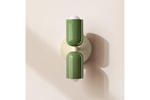 niuniaj Lampada da parete per interni, a 2 luci, per interni, per camera da letto, corridoio, balcone, scale, cameretta dei bambini, ufficio