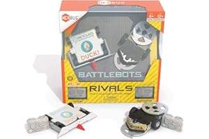 HEXBUG BattleBots Rivals 5.0 (Rotator and Duck!) Toys for Kids - Fun Battle Bot Hex Bugs - Remote Controlled Robot Toy - Batteries Included - Ages 8 and up