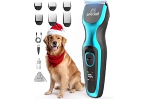 ‎ONEISALL oneisall Leise Hundeschermaschine, Profi Schermaschine Hund Katze, Elektrische Tierhaarschneidemaschine mit 7000RPM Leistungsstarkem Motor, geeignet für lange/dicke/verfilzte lockige Tierhaare