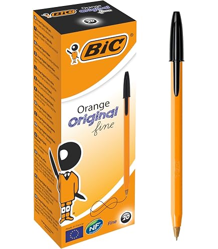 BIC Cristal – Confezione Da 12 Penne A Sfera Punta Fine 0,8 Mm, Inchiostro Rosso, Corpo Trasparente, Standard NF